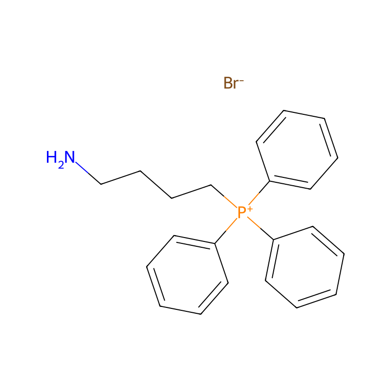 Molekülstruktur von (4-Aminobutyl)(triphenyl)phosphonium bromide
