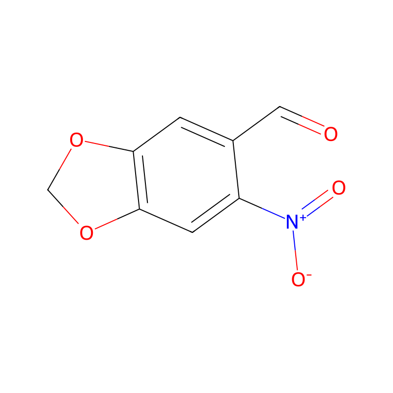 Molekülstruktur von 6-Nitropiperonal