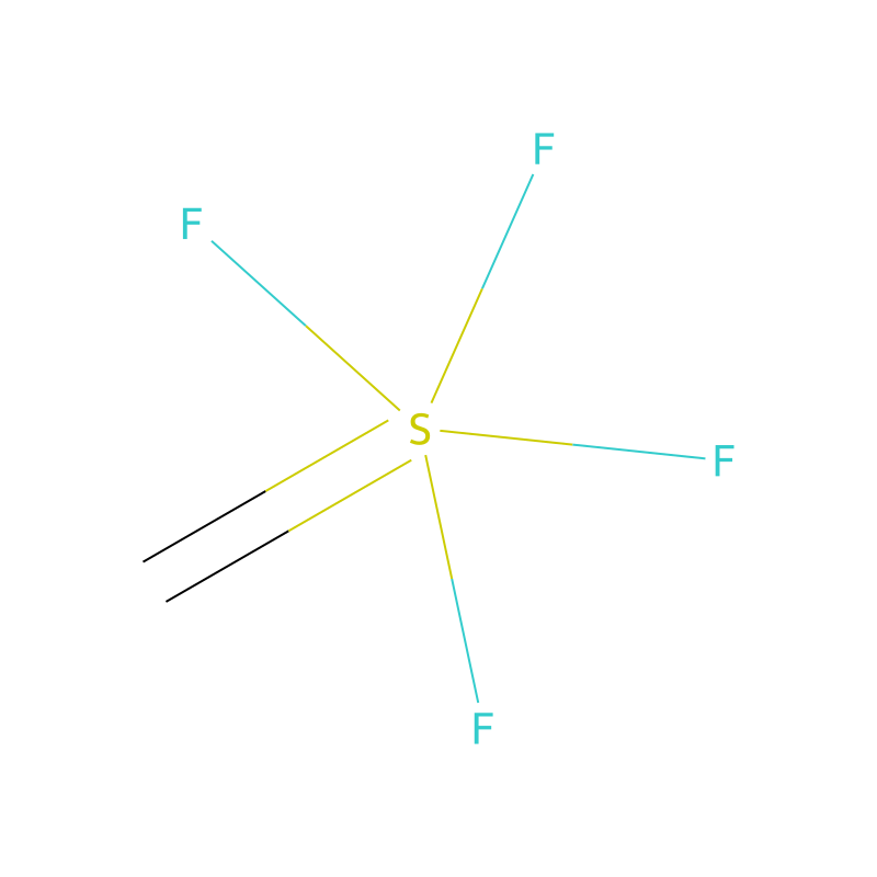 Sulfur, tetrafluoromethylene- molecular structure