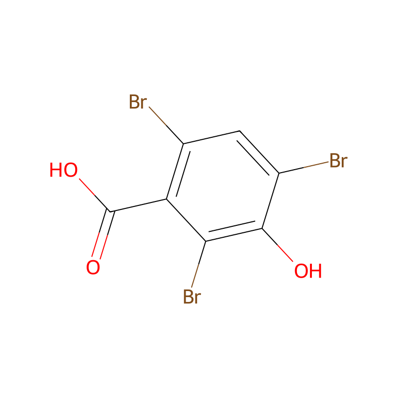 2,4,6-Tribromo-3-hydroxybenzoic acid molecular structure