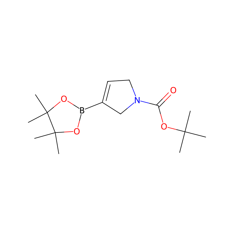 tert-Butyl 3-(4,4,5,5-tetramethyl-1,3,2-dioxaborolan-2-yl)-2,5-dihydro-1H-pyrrole-1-carboxylate molecular structure