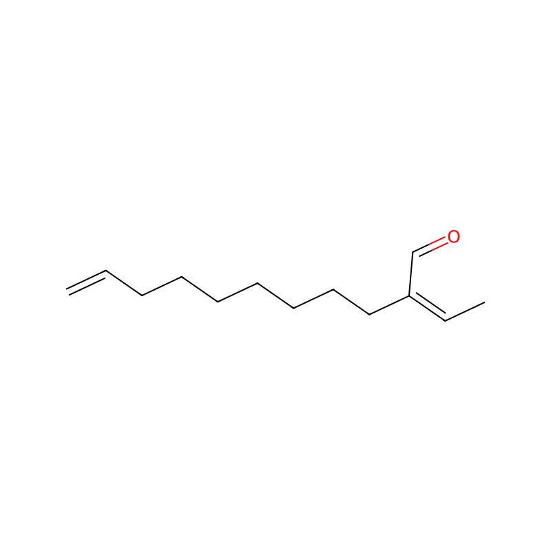Molekülstruktur von 2-Ethylidene-10-undecen-1-al