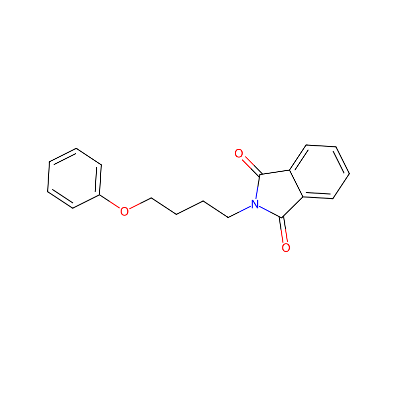 Molekülstruktur von 2-(4-Phenoxybutyl)-1H-isoindole-1,3(2H)-dione