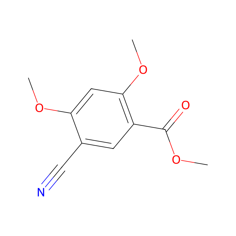 Methyl 5-cyano-2,4-dimethoxybenzoate molecular structure