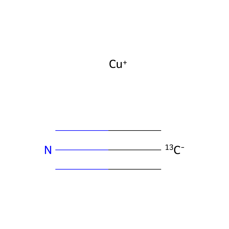 Copper(1+) (~13~C)cyanide molecular structure