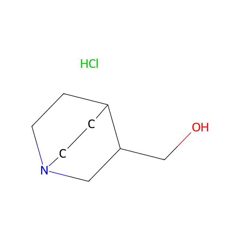 Quinuclidin-3-ylmethanol hydrochloride molecular structure