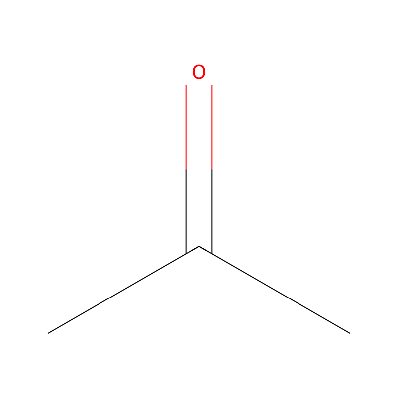 Acetone molecular structure