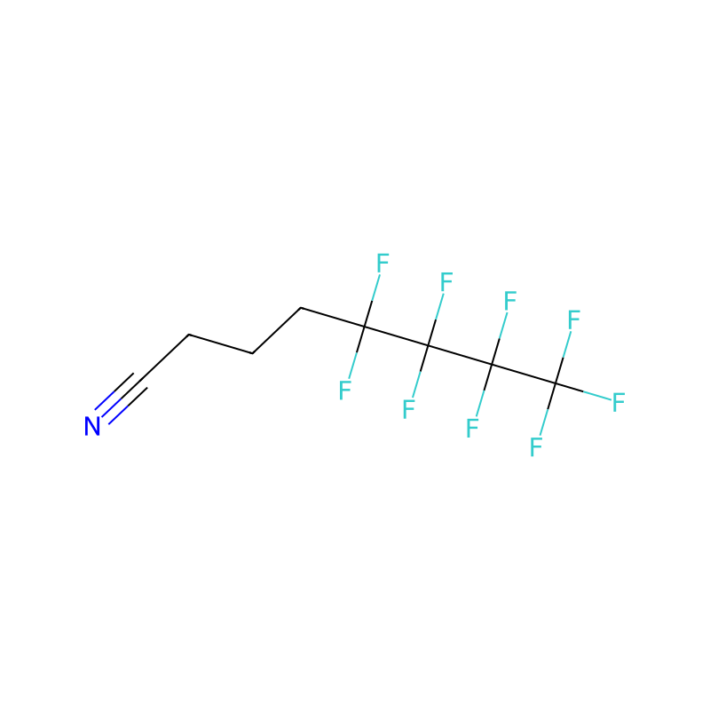 4,4,5,5,6,6,7,7,7-Nonafluoroheptanecarbonitrile molecular structure