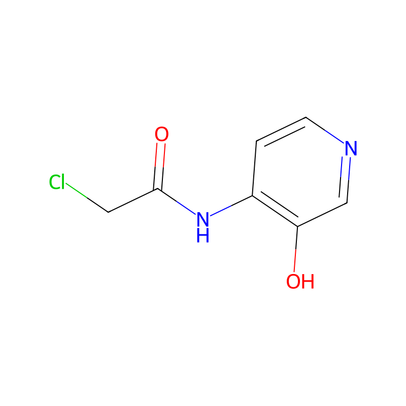 Molekülstruktur von 4-Chloroacetamido-3-hydroxypyridine