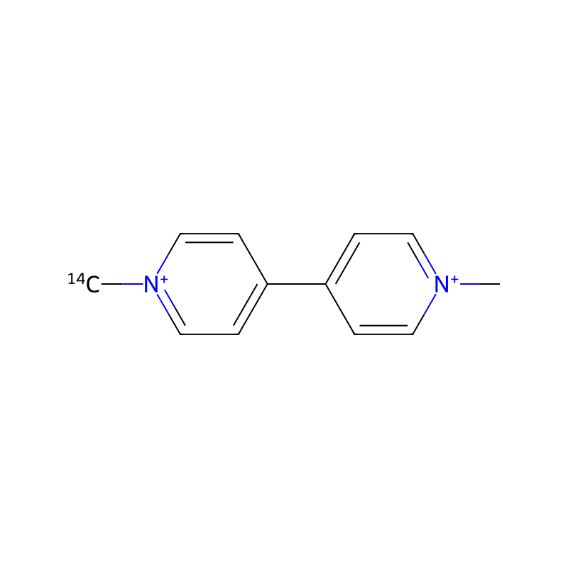 Molekülstruktur von 1-Methyl-1'-(~14~C)methyl-4,4'-bipyridin-1-ium