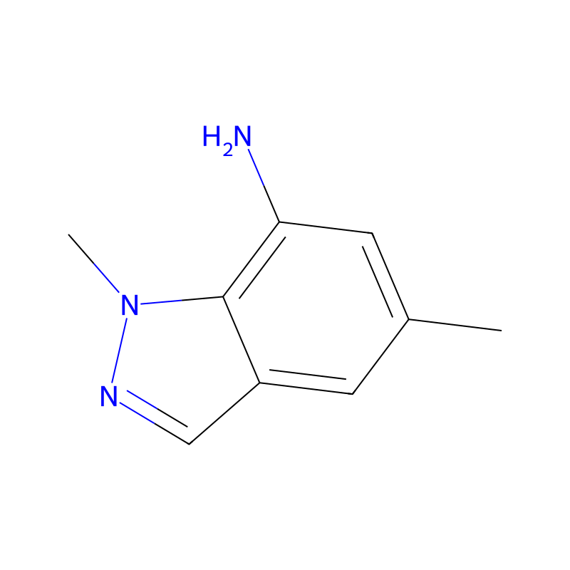 1,5-dimethyl-1H-indazol-7-amine molecular structure