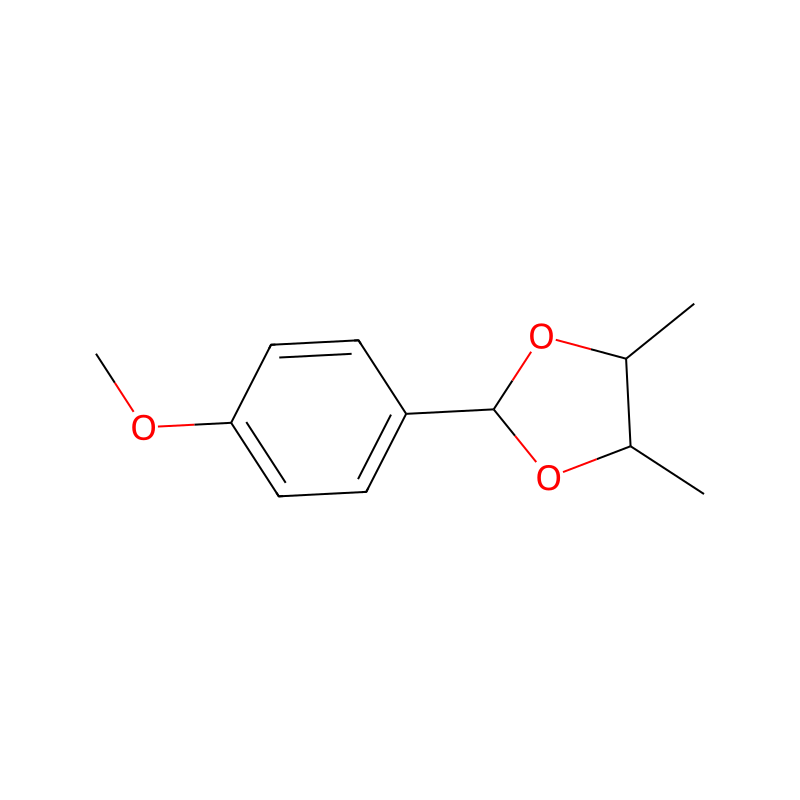 Molekülstruktur von 2-(4-Methoxyphenyl)-4,5-dimethyl-1,3-dioxolane