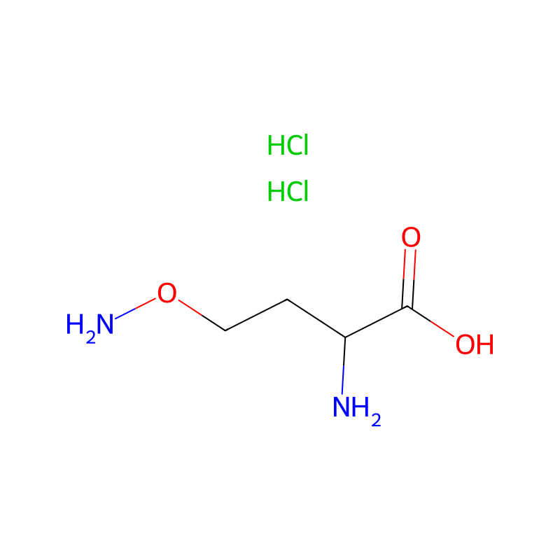 Molekülstruktur von 2-Amino-4-(aminooxy)butanoic acid dihydrochloride