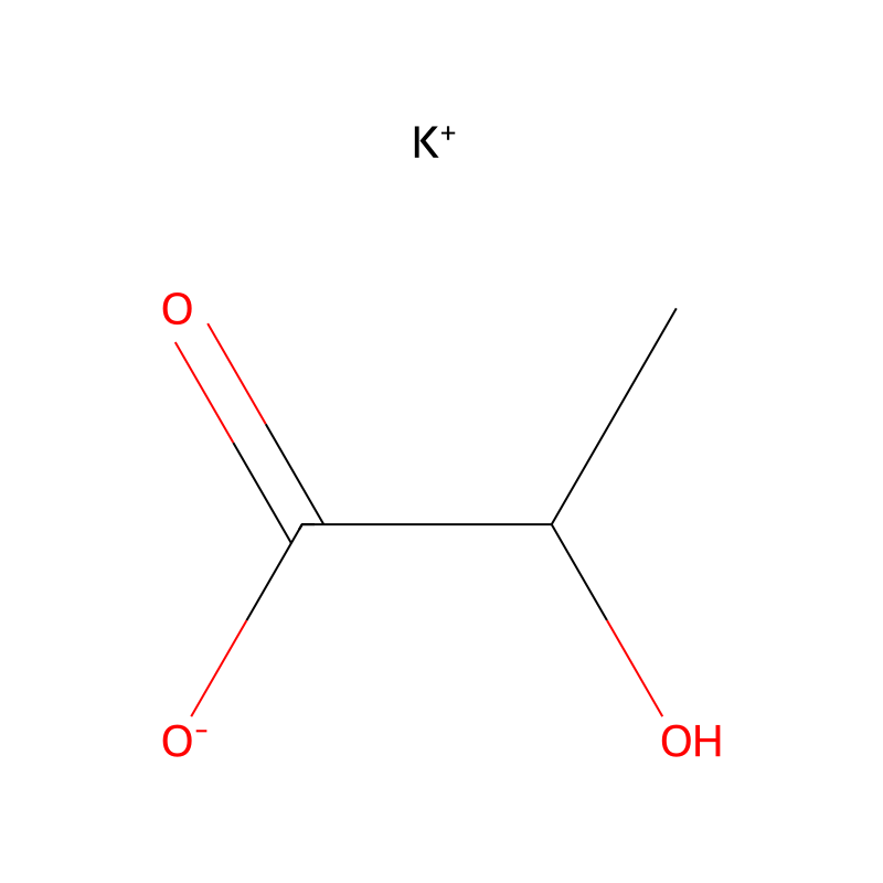 Potassium Lactate molecular structure