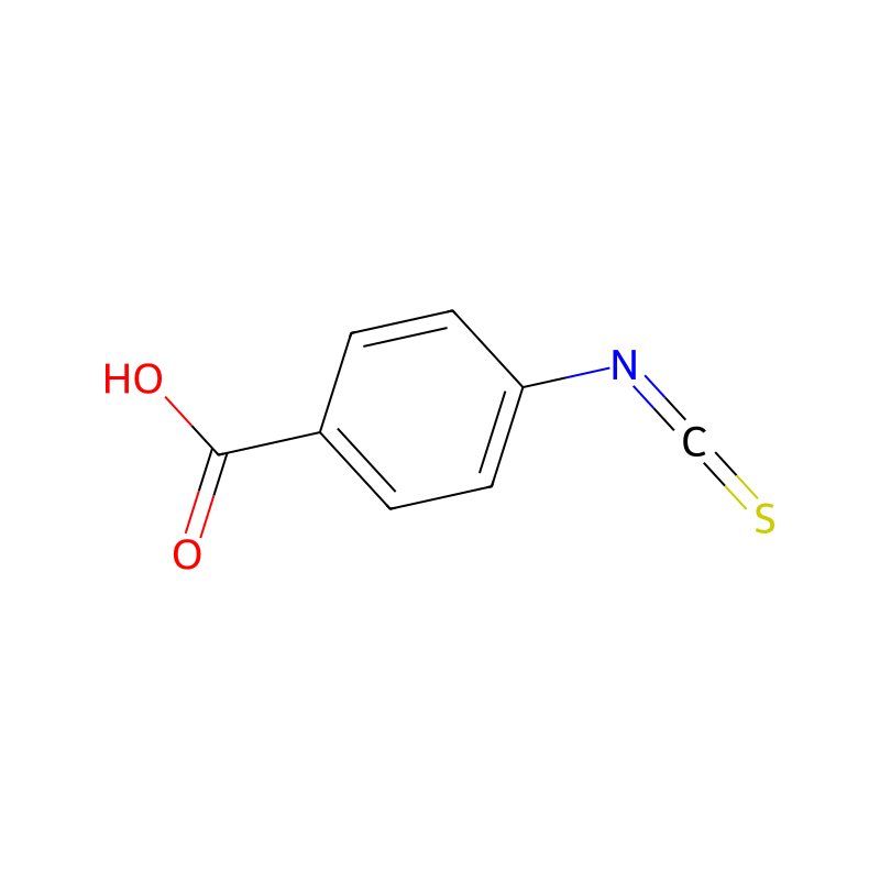 4-Isothiocyanatobenzoic acid molecular structure
