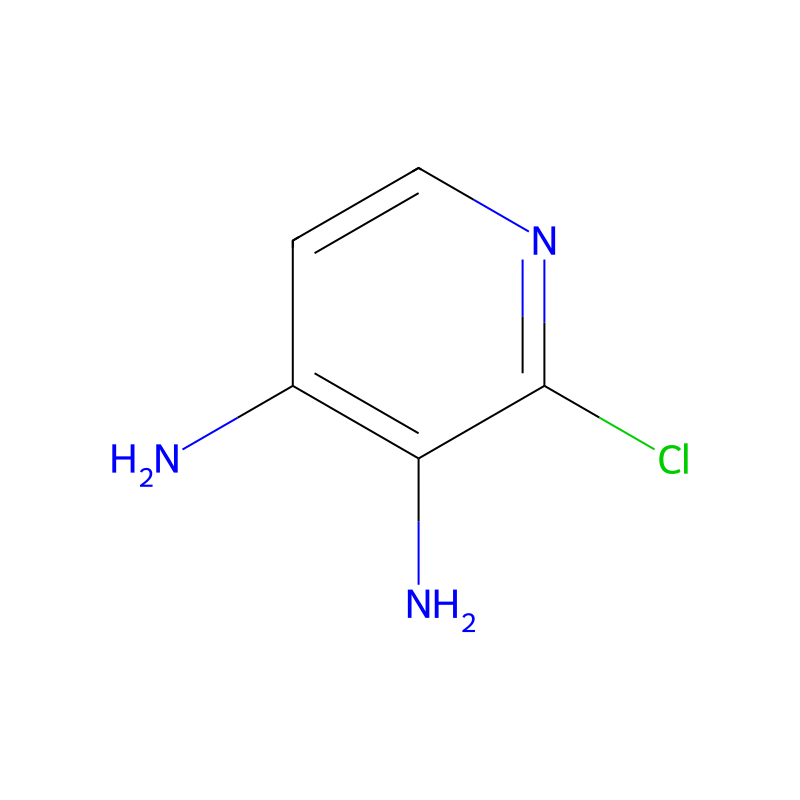 2-Chloropyridine-3,4-diamine molecular structure