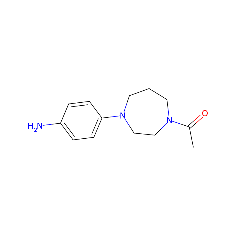 Molekülstruktur von 4-(4-Acetyl-1,4-diazepan-1-yl)aniline