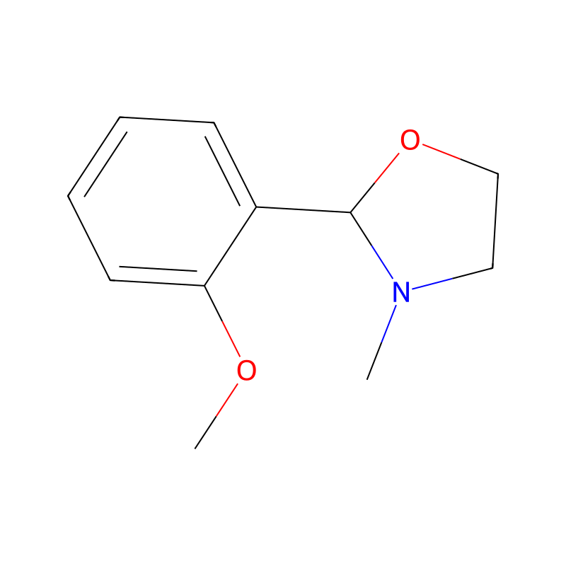 2-(2-Methoxyphenyl)-3-methyl-1,3-oxazolidine molecular structure