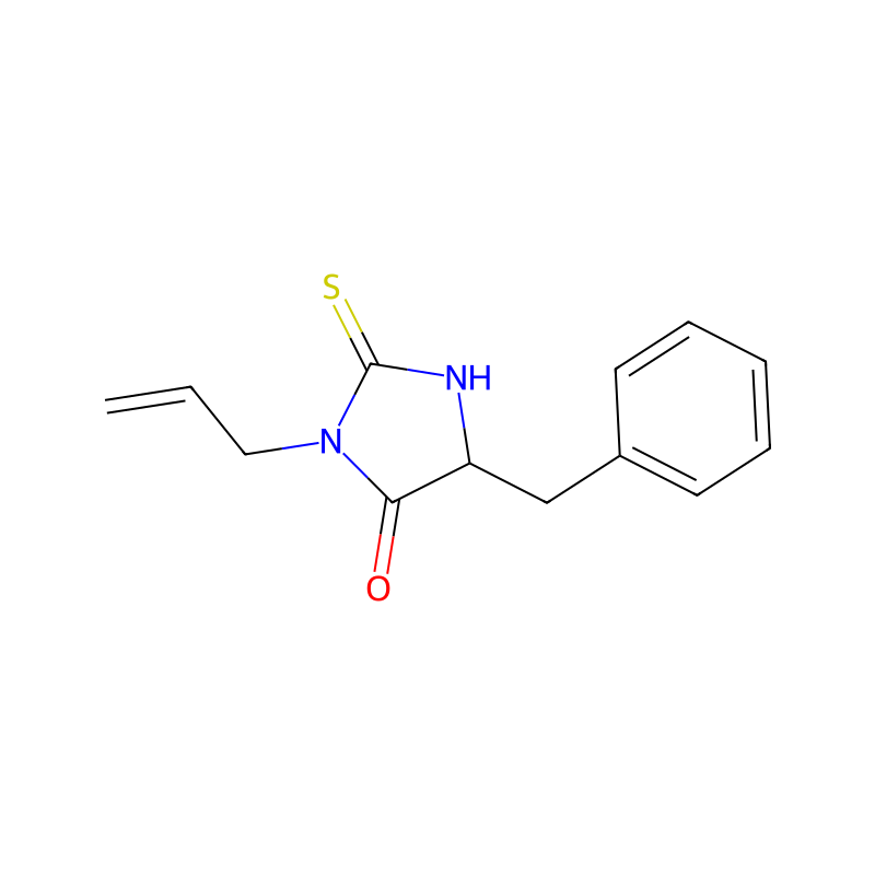 3-Allyl-5-benzyl-2-thiohydantoin molecular structure