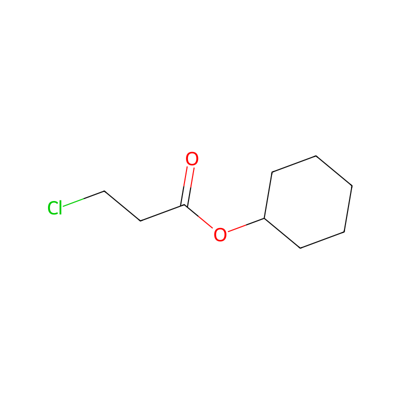 Molekülstruktur von Cyclohexyl 3-chloropropanoate