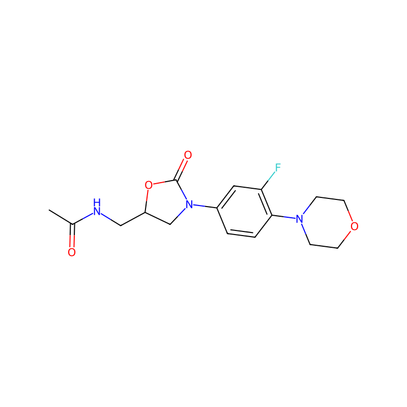 利奈唑胺杂质94(外消旋利奈唑胺) 分子结构式