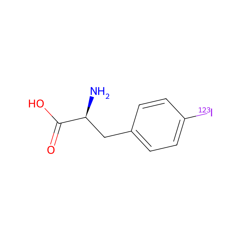 4-Iodophenylalanine i-123 molecular structure