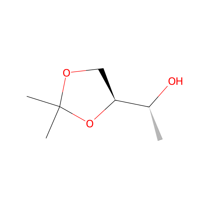(R)-1-((S)-2,2-Dimethyl-1,3-dioxolan-4-yl)ethanol molecular structure
