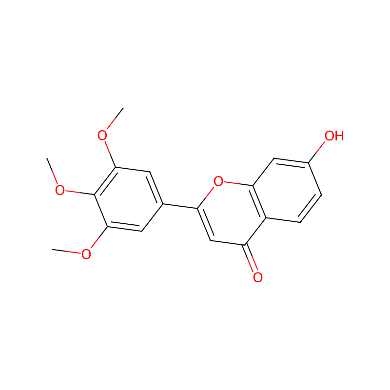 7-Hydroxy-2-(3,4,5-trimethoxyphenyl)-4H-chromen-4-one molecular structure