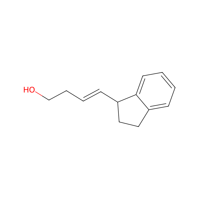 4-(1-Indanyl)-but-3-en-1-ol molecular structure