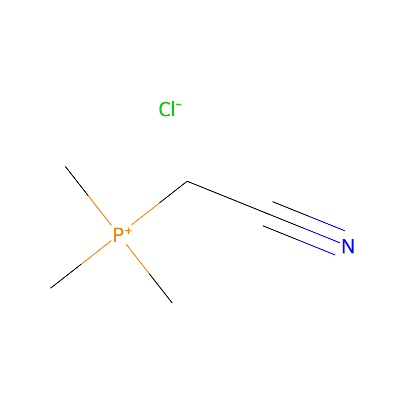 (Cyanomethyl)trimethylphosphonium chloride molecular structure