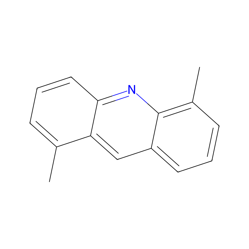 1,5-Dimethylacridine 分子结构式