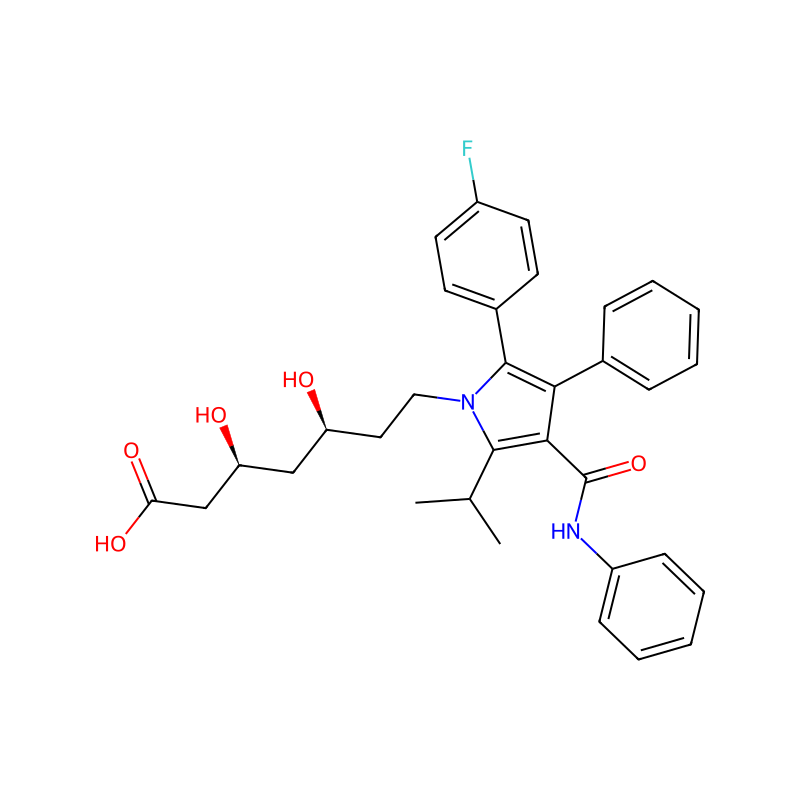 ent-Atorvastatin molecular structure