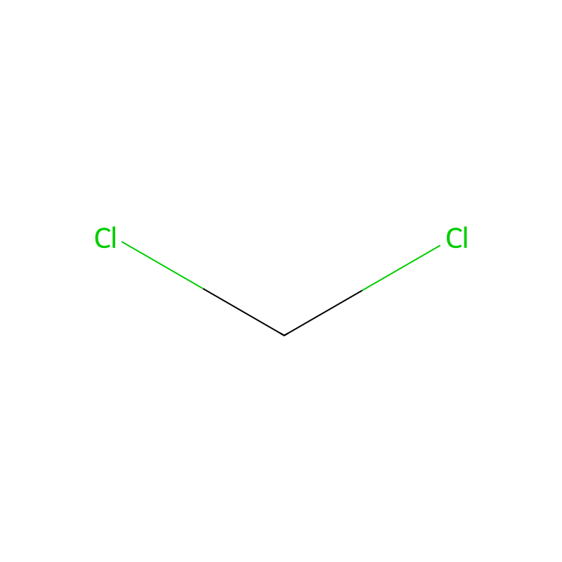 Dichloromethane molecular structure