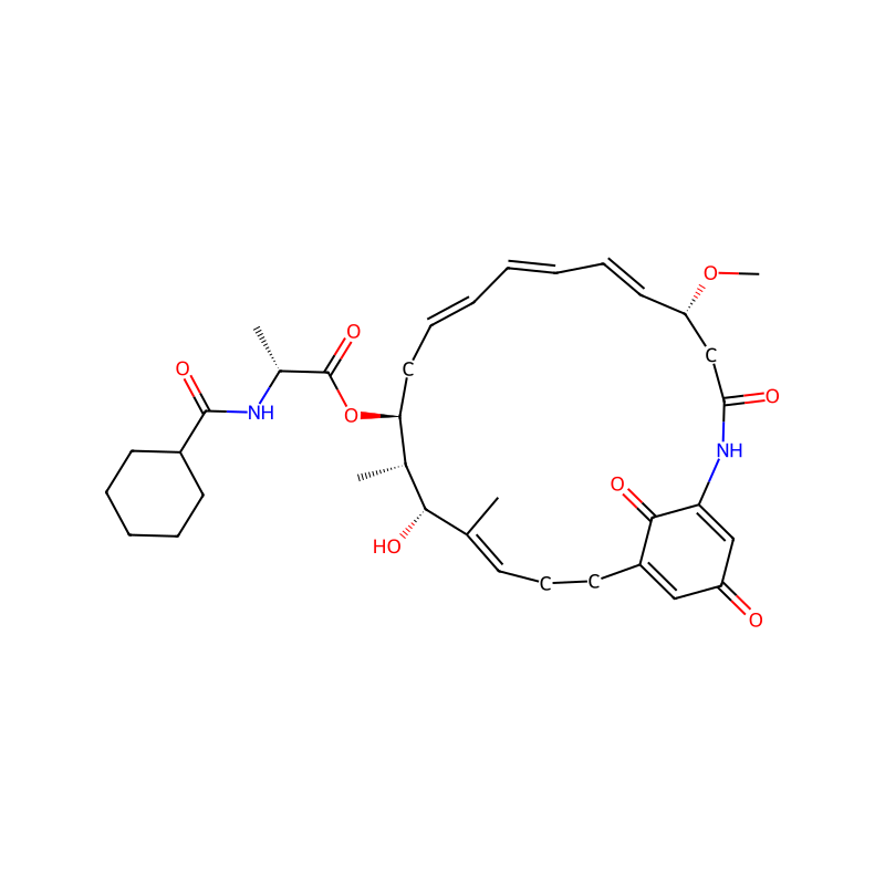 Molekülstruktur von mycotrienin I