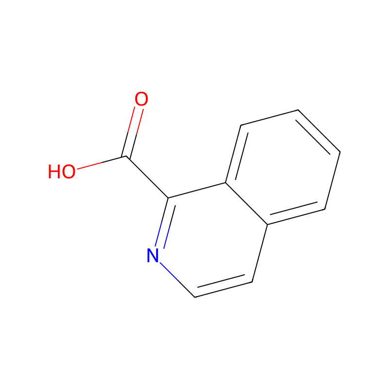 Isoquinoline-1-carboxylic acid molecular structure