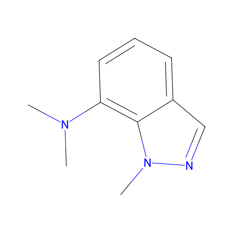 N,N,1-Trimethyl-1H-indazol-7-amine molecular structure