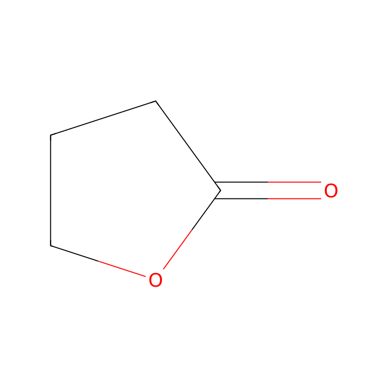 γ-丁内酯 分子结构式