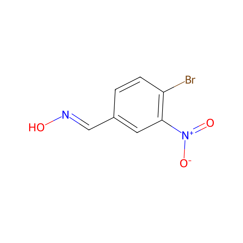 4-Bromo-3-nitrobenzaldoxime molecular structure