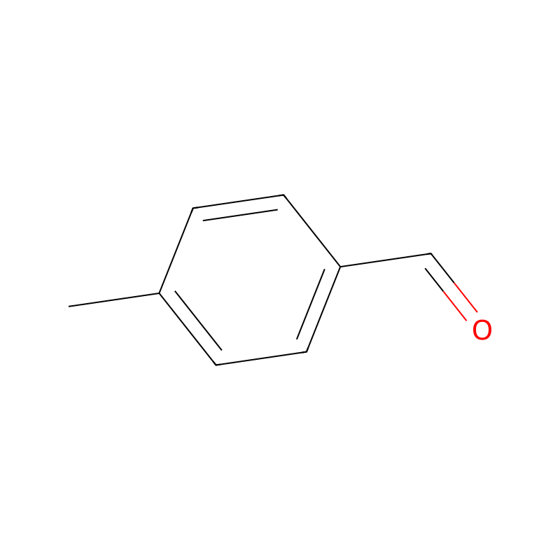 4-Methylbenzaldehyde の分子構造式