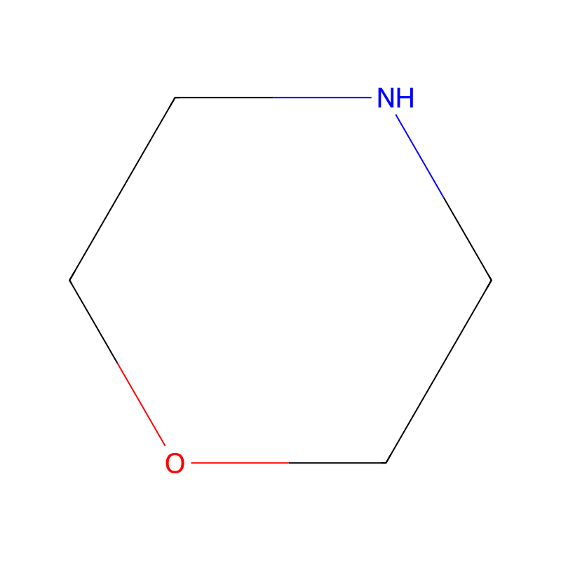 1,4-氧氮六环 分子结构式