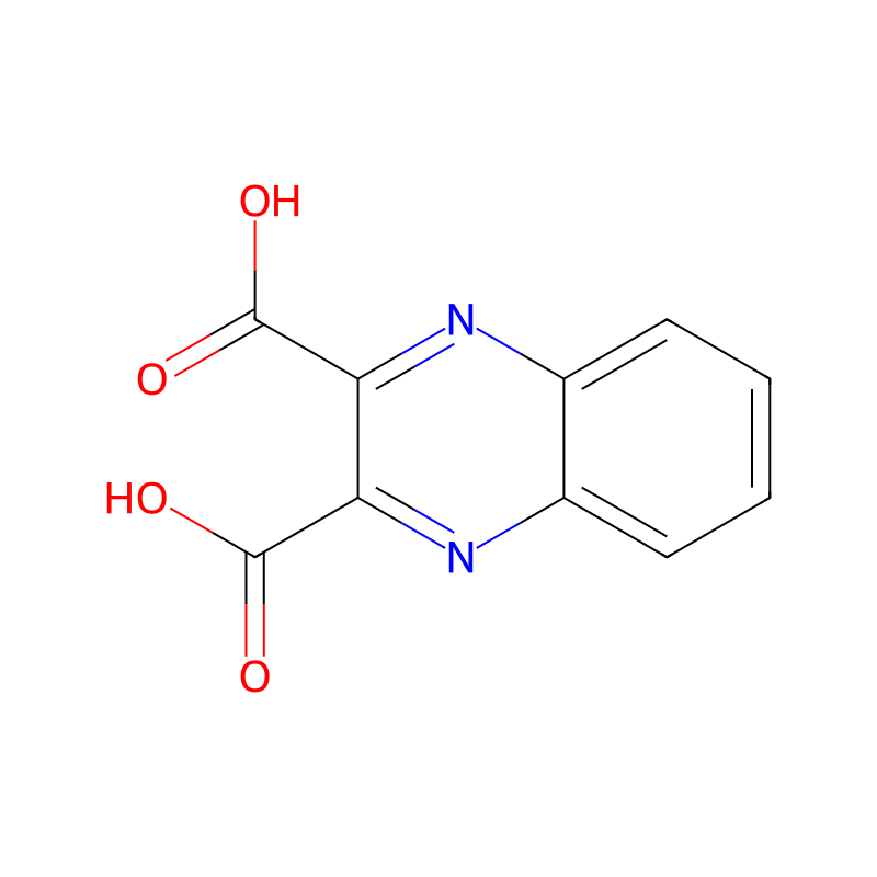 Quinoxaline-2,3-dicarboxylic acid molecular structure
