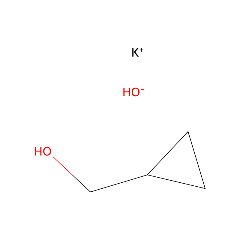 KOH cyclopropylmethanol molecular structure