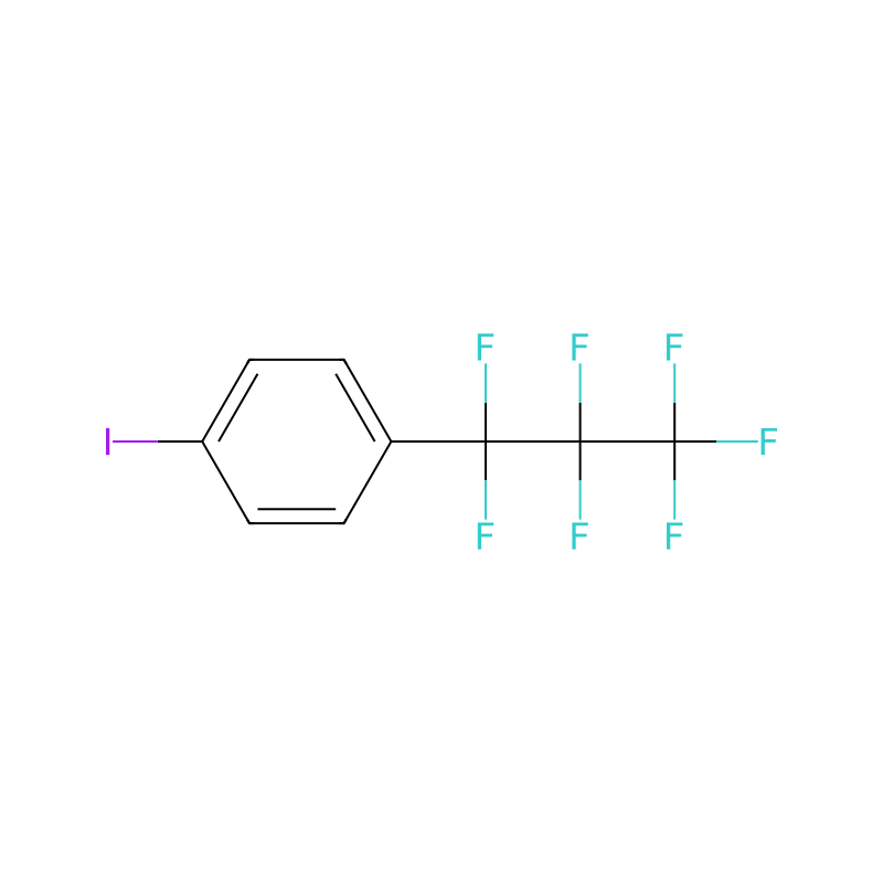Molekülstruktur von 1-(Heptafluoropropyl)-4-iodobenzene