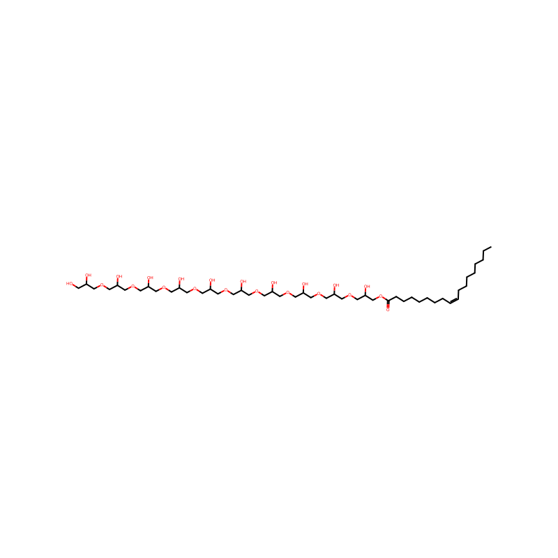 Decaglyceryl monooleate molecular structure